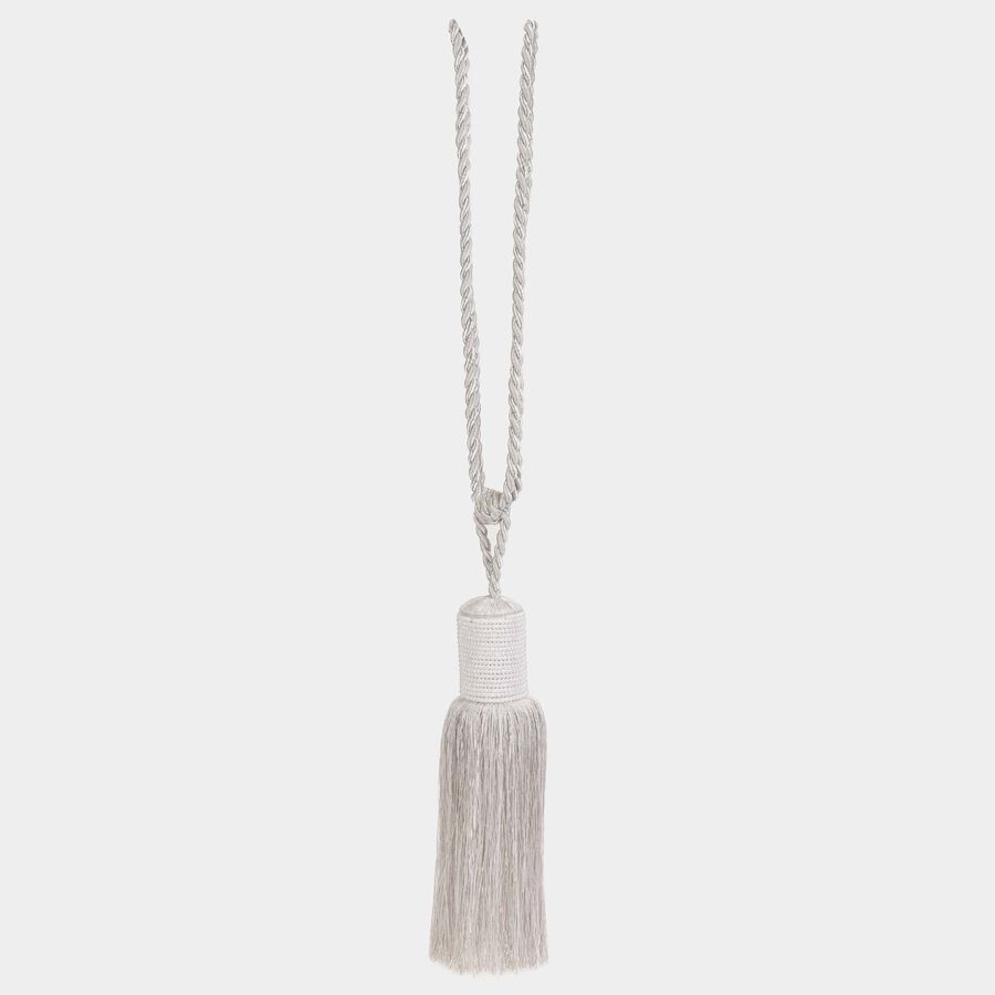 Grey Microfiber Tieback Rope, , large image number null
