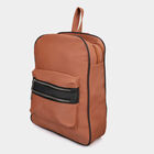 Women's Solid Polyurethane Backpack, , small image number null