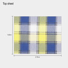 Yellow Polycotton Single Bedsheet, , small image number null