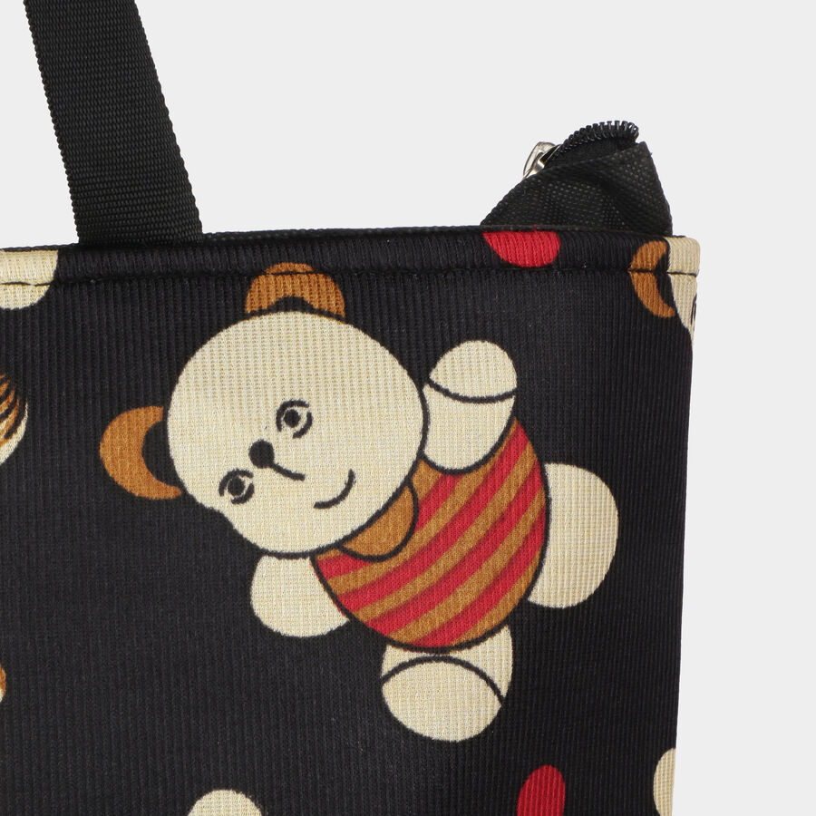 Women's Black Fabric-Polyester Tote Bag, , large image number null
