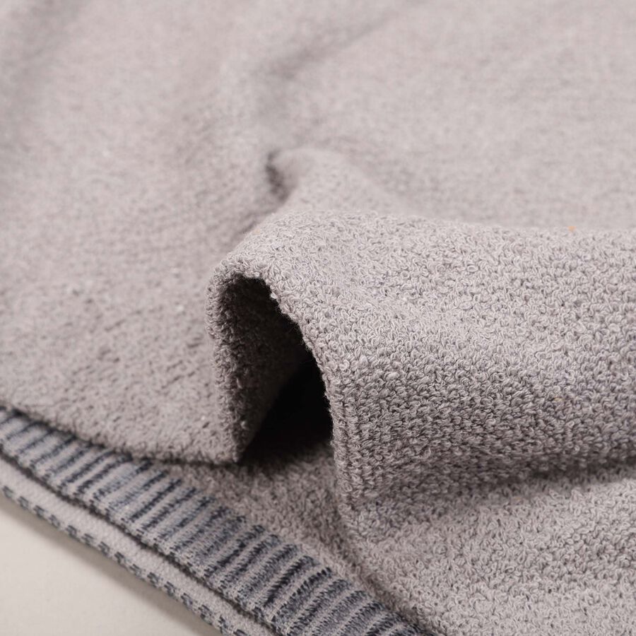 200 GSM Grey Microfiber Bath Towel, , large image number null