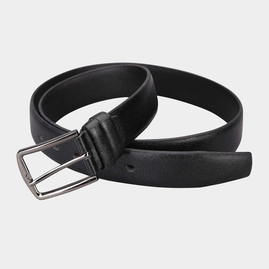 Men Formal Black Belt (36 in.), , large image number null