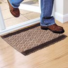 Anti-Skid Brown Polyester Door Mat, , small image number null