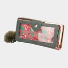 Women's Polyurethane Zipper Hand Pouch, , small image number null