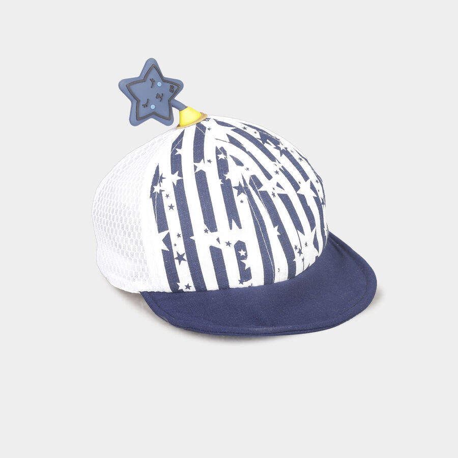 Kids' Black Nylon/Polyester Cap, , large image number null