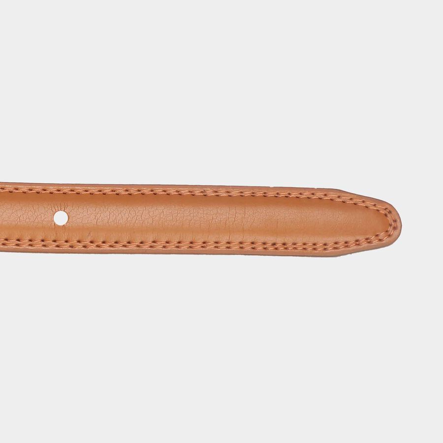 Women's Tan Polyurethane Belt, , large image number null