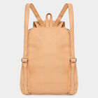 Women's Solid Polyurethane Backpack, , small image number null
