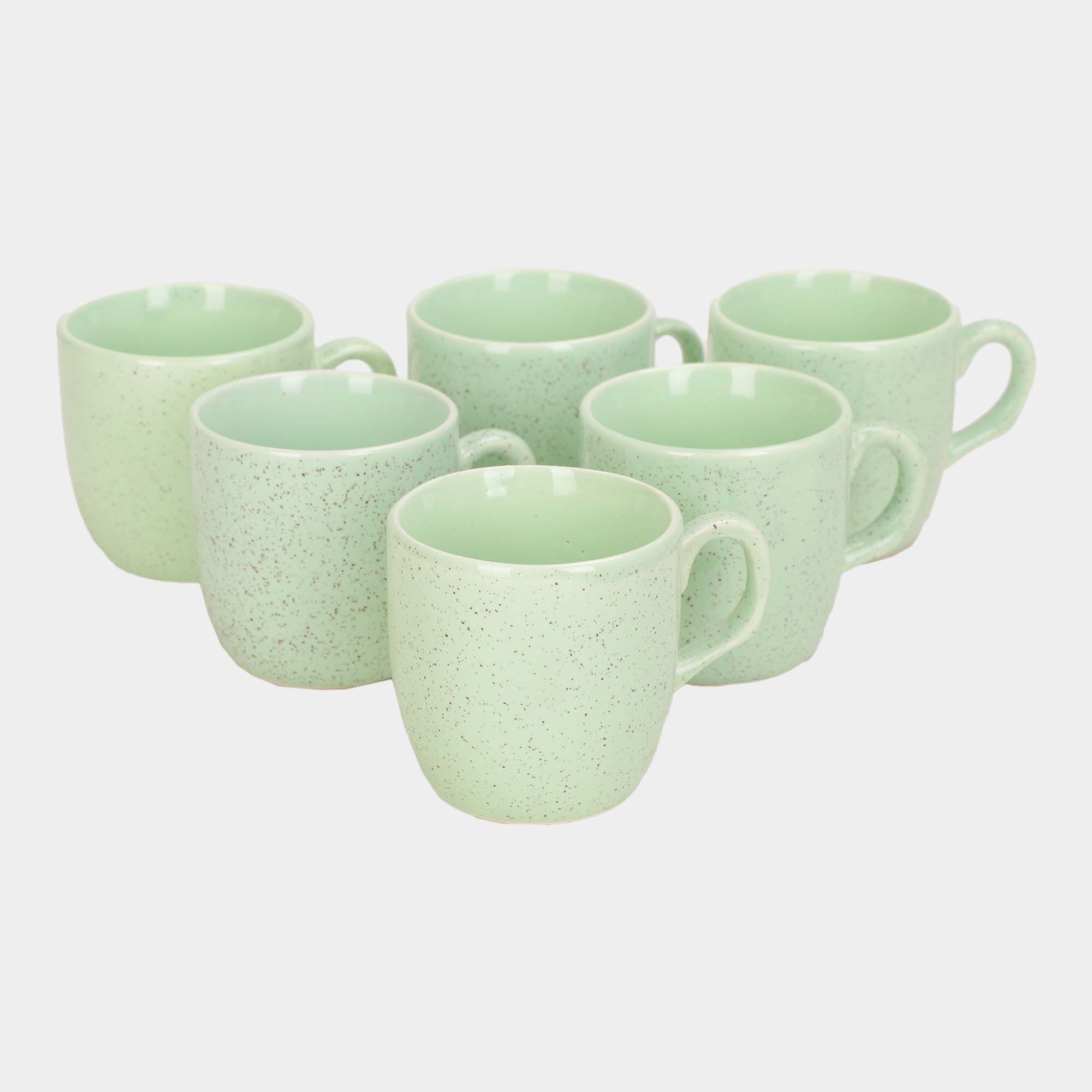 Home Finery                         120 ml Stoneware Cup, Set of 6