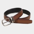 Men's Brown Polyurethane Formal Belt, , small image number null