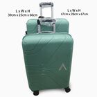 8-Wheel Polypropylene Hard Case Trolley, Set of 2, , small