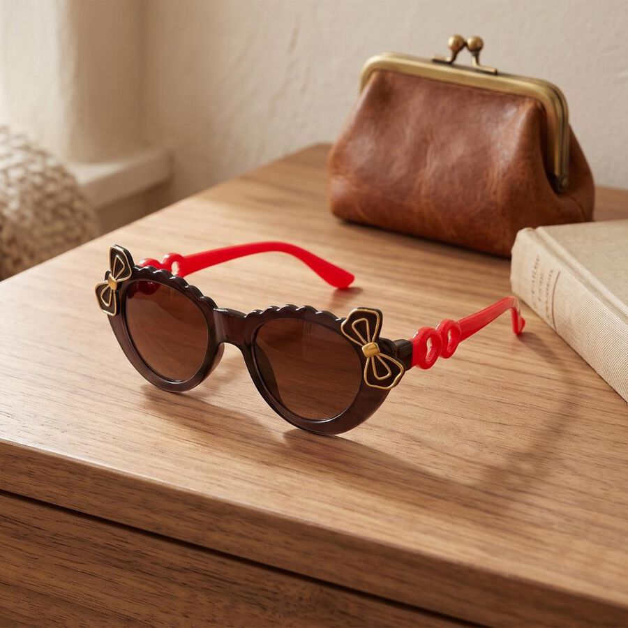 kid's Brown Plastic Sunglasses, , large