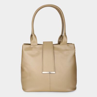 Women's Brown Pu Evening Bag