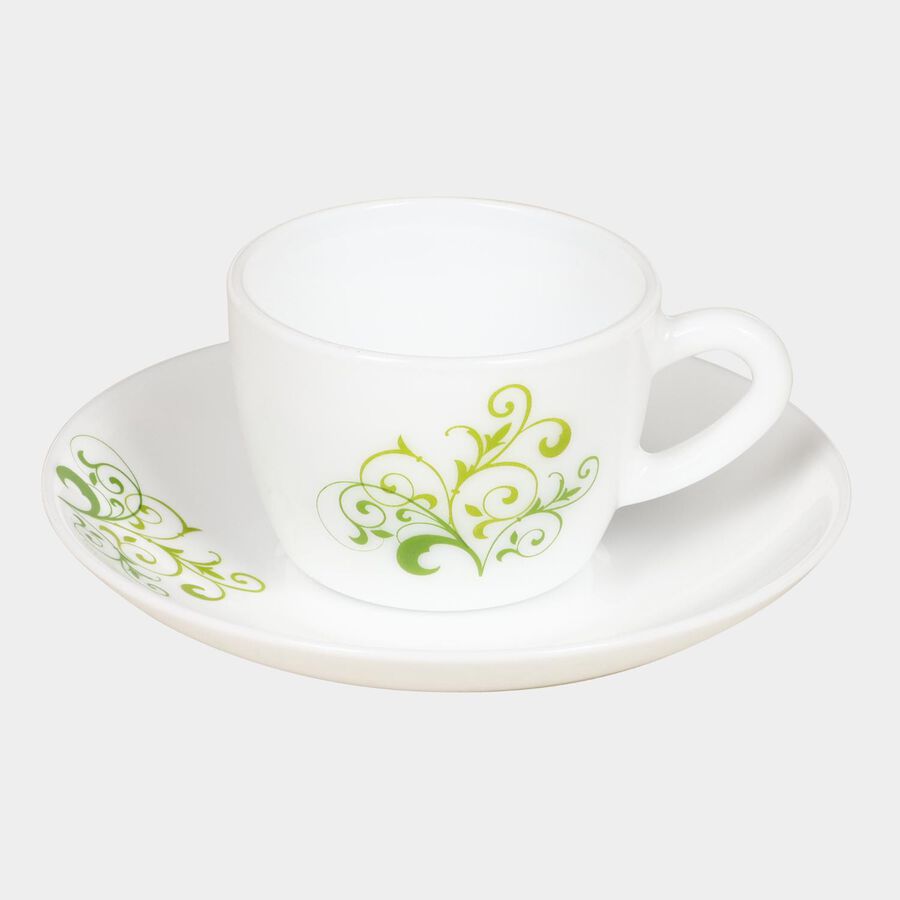 120ml Opalware Cup & Saucer Set, , large image number null