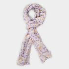 Women's Blue Polyester Scarf, , small image number null