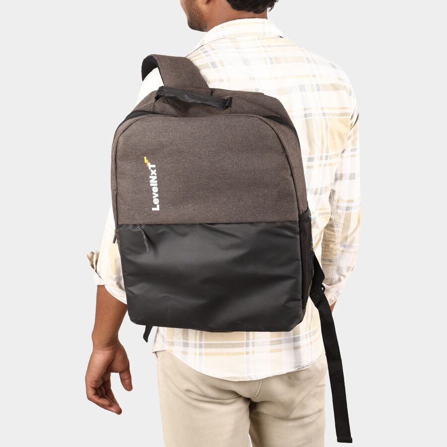 Brown Polyester Backpack,27L (Approx), , large image number null
