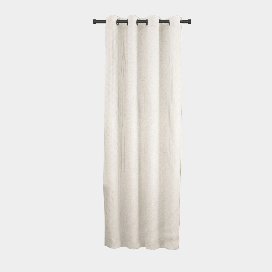 7 ft. off White Polyester Curtain, , large image number null