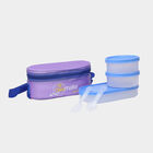 PlasticLunch Box,3 Containers With Bag, , small