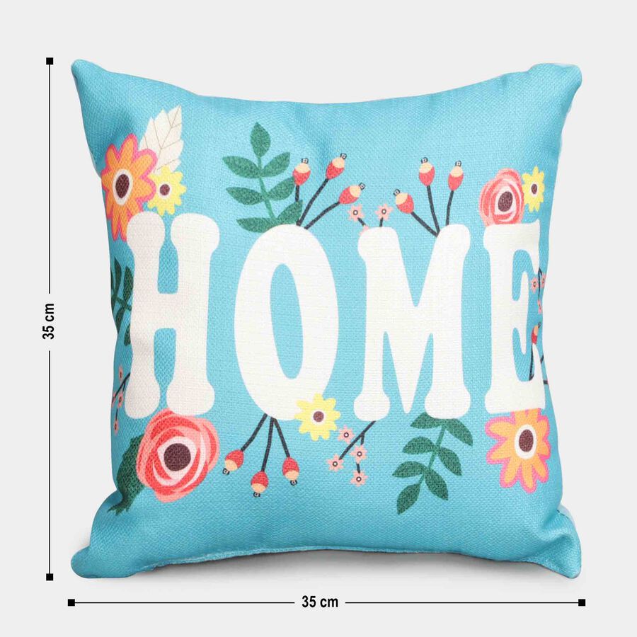 Aqua Microfiber Cushion, , large image number null
