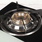 2 Burner Glass Top With Stainless Steel Bottom Lp Gas Stove, , small image number null