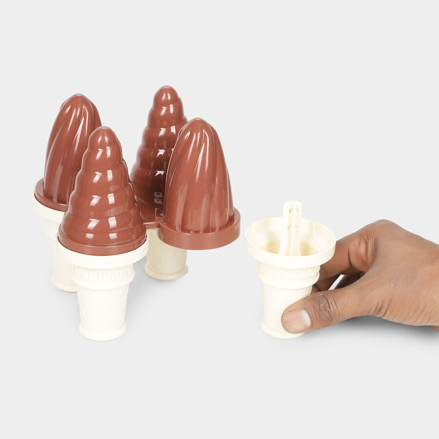 Plastic 4 Moulds Kulfi Maker, , large image number null