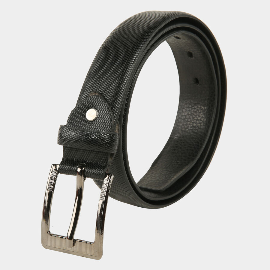 Men Formal Black Belt (36 in.), , large image number null