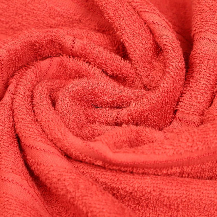 180 GSM Orange Cotton Bath Towel, , large image number null