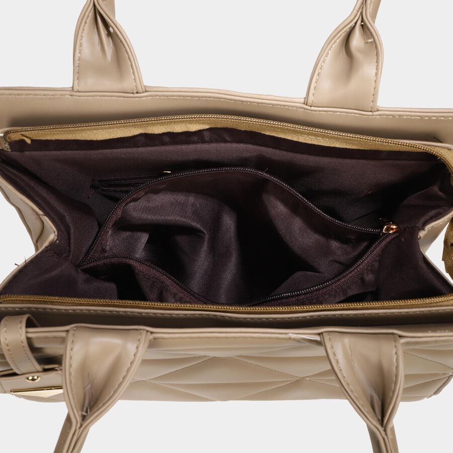 महिलाओं के 2 कम्पार्टमेंट पॉलीयूरेथेन टोट बैग, , large image number null