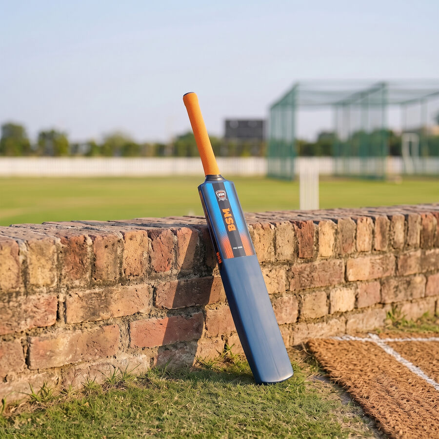 kid's Dark Blue Polymide Cricket Bat, , large