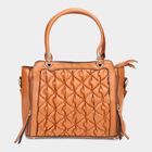 Women's Brown Polyurethane Hand Bag, , small image number null