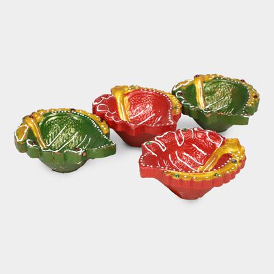 Clay Lamp without Wax, Set of 4