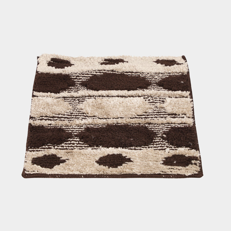 Anti-Skid Brown Polyester Door Mat, , large image number null