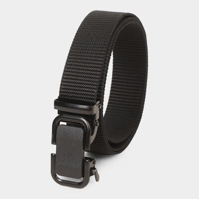 Men's Black Polyurethane Casual Belt