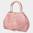 Women Embroidered Peach Handbag, , small image number null