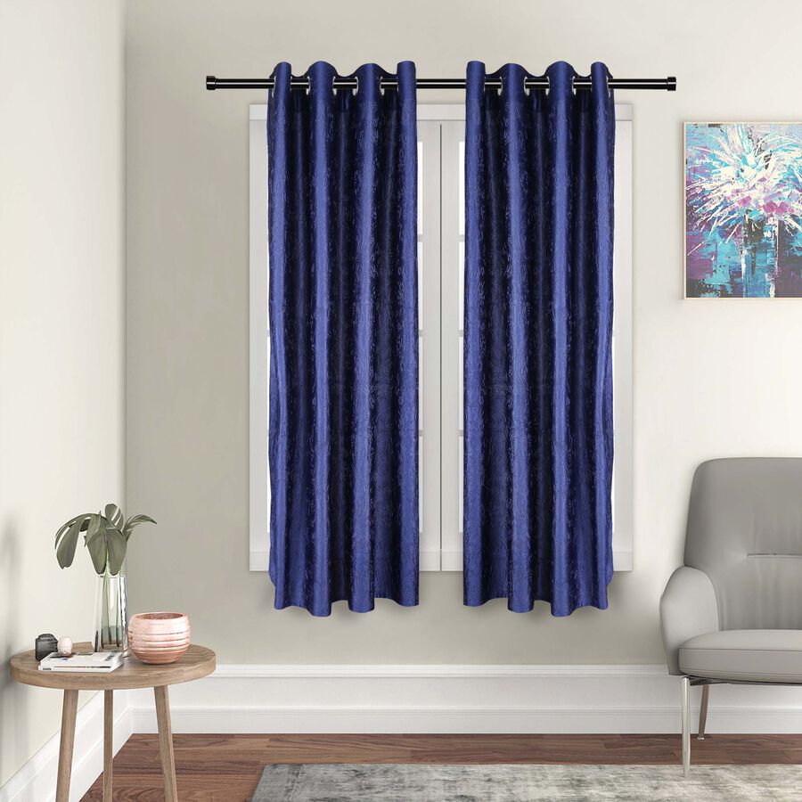 5ft. Blue Window Curtain, , large image number null