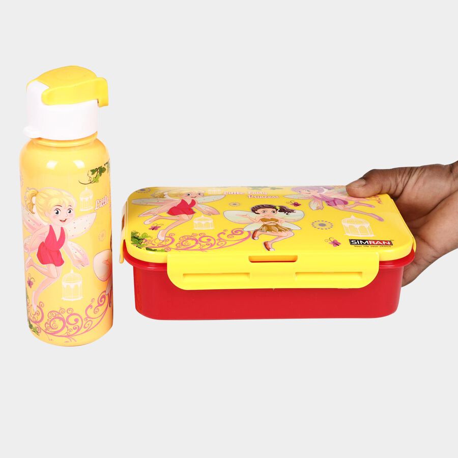 Plastic Lunch Box with Water Bottle, , large image number null