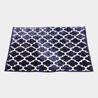 Blue Polyester Pooja Mat, , small