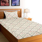 Yellow Microfiber Single Bedsheet, , small image number null
