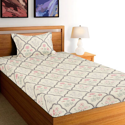 Yellow Microfiber Single Bedsheet
