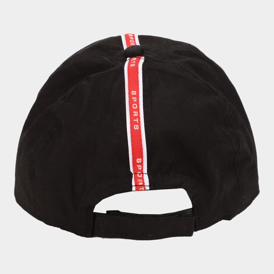 Kids' Black Canvas Cap, , large image number null