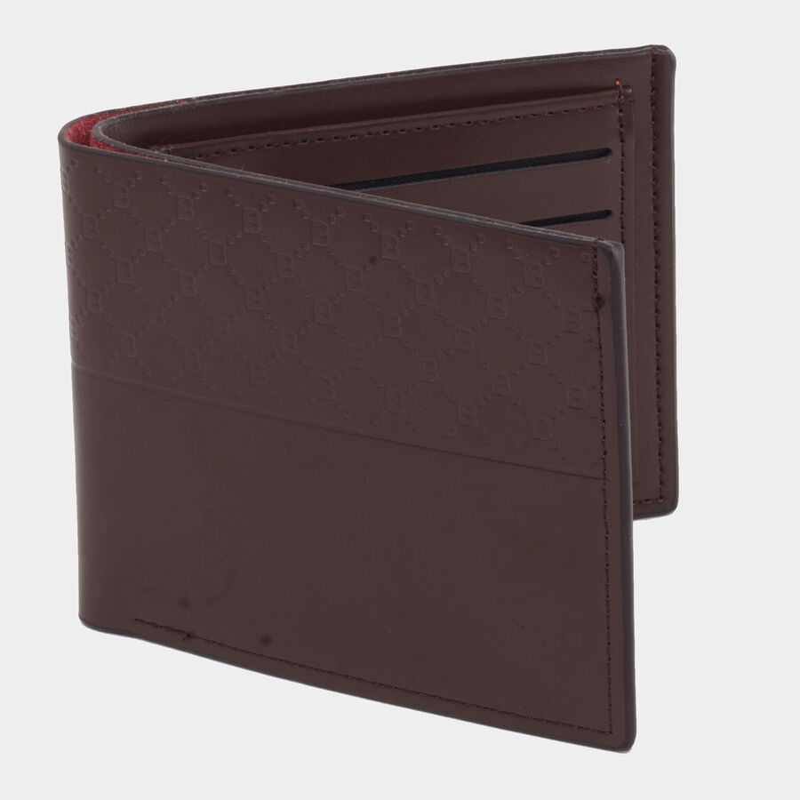Men PU Brown Wallet, , large image number null