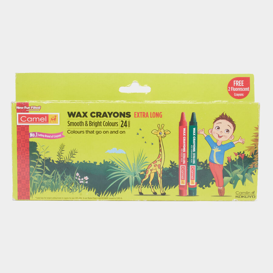 Wax Crayons 24 Shades, , large image number null