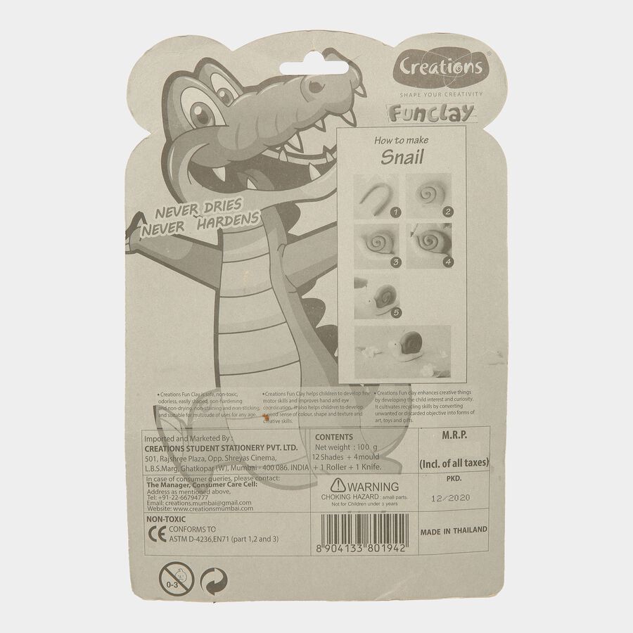 Modelling Clay Set, 12 Shades, , large image number null