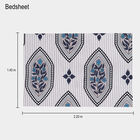 Blue Microfiber Single Bedsheet, , small image number null