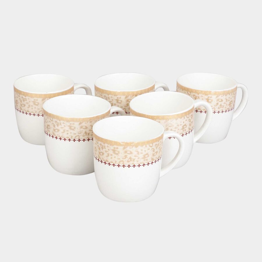 150 ml Bone China Cup, Set of 6, , large image number null