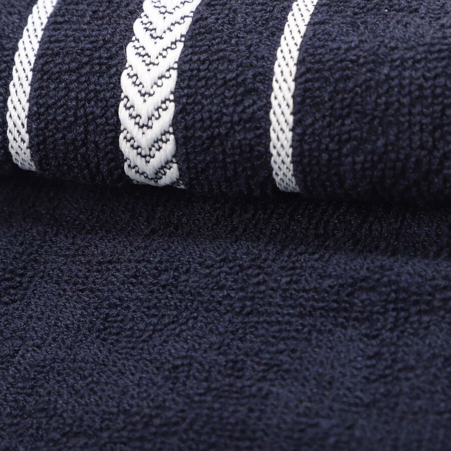 400 GSM Blue Cotton Hand Towel, , large