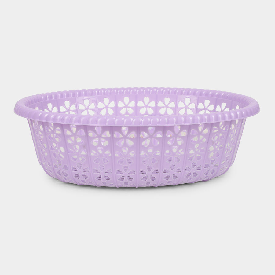 Purple Pastic Basket, , large image number null