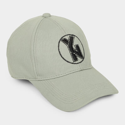 Men's Light Green Fabric Cap