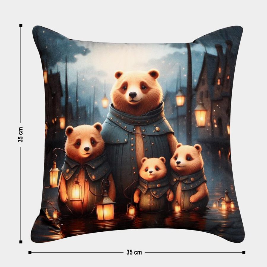 Black Polyester Cushion, , large image number null