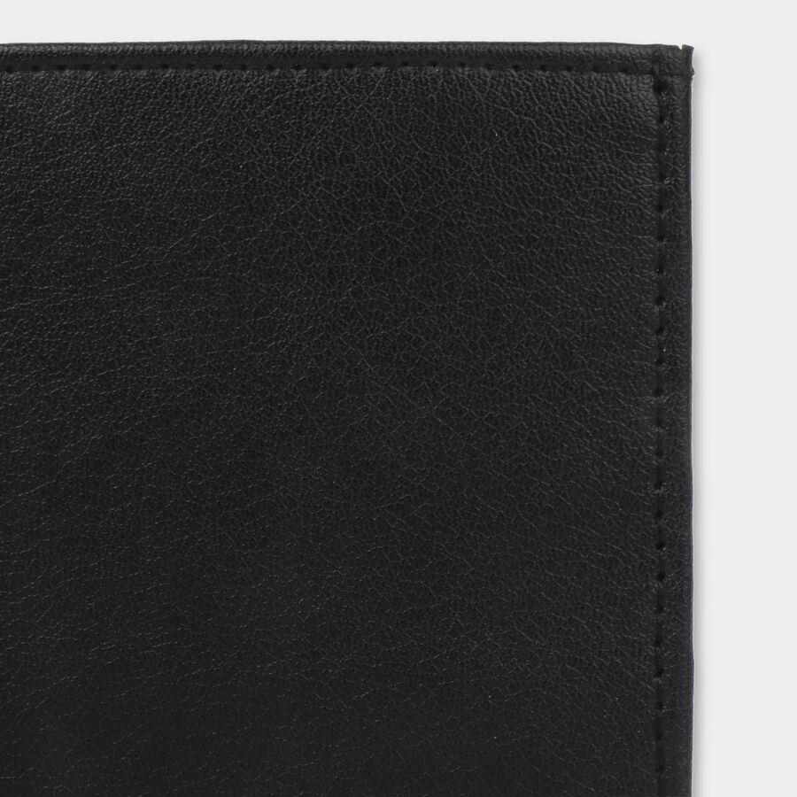 Men PU Black Wallet, , large image number null