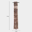 7ft. Brown Polyester Door Curtain, , small image number null